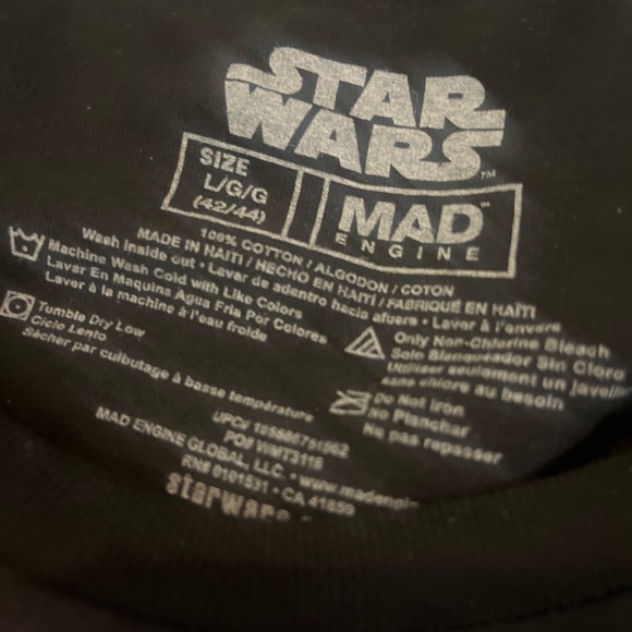 Star Wars Luke Battles Darth Vader Retro Comic Cover Adult T-Shirt Men NEW w/Tag - Picture 7 of 8